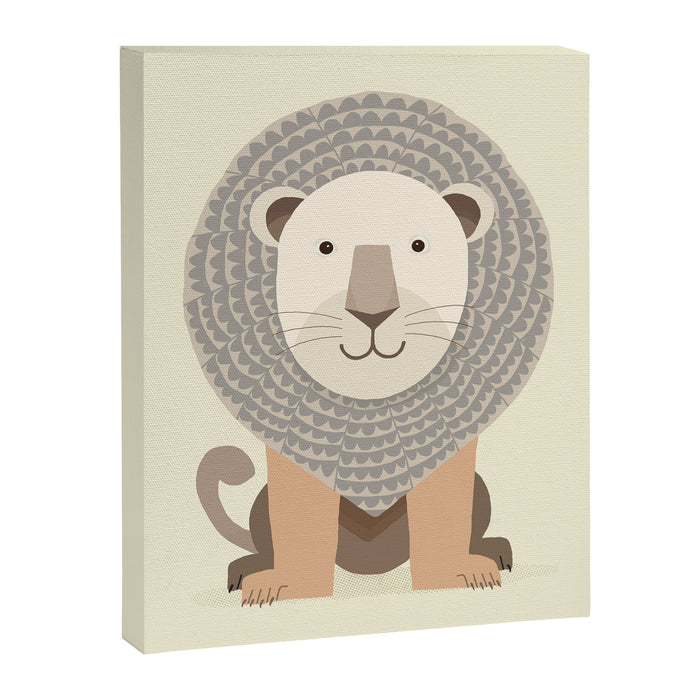 Whimsical Lion Canvas Print Gallery Image 1