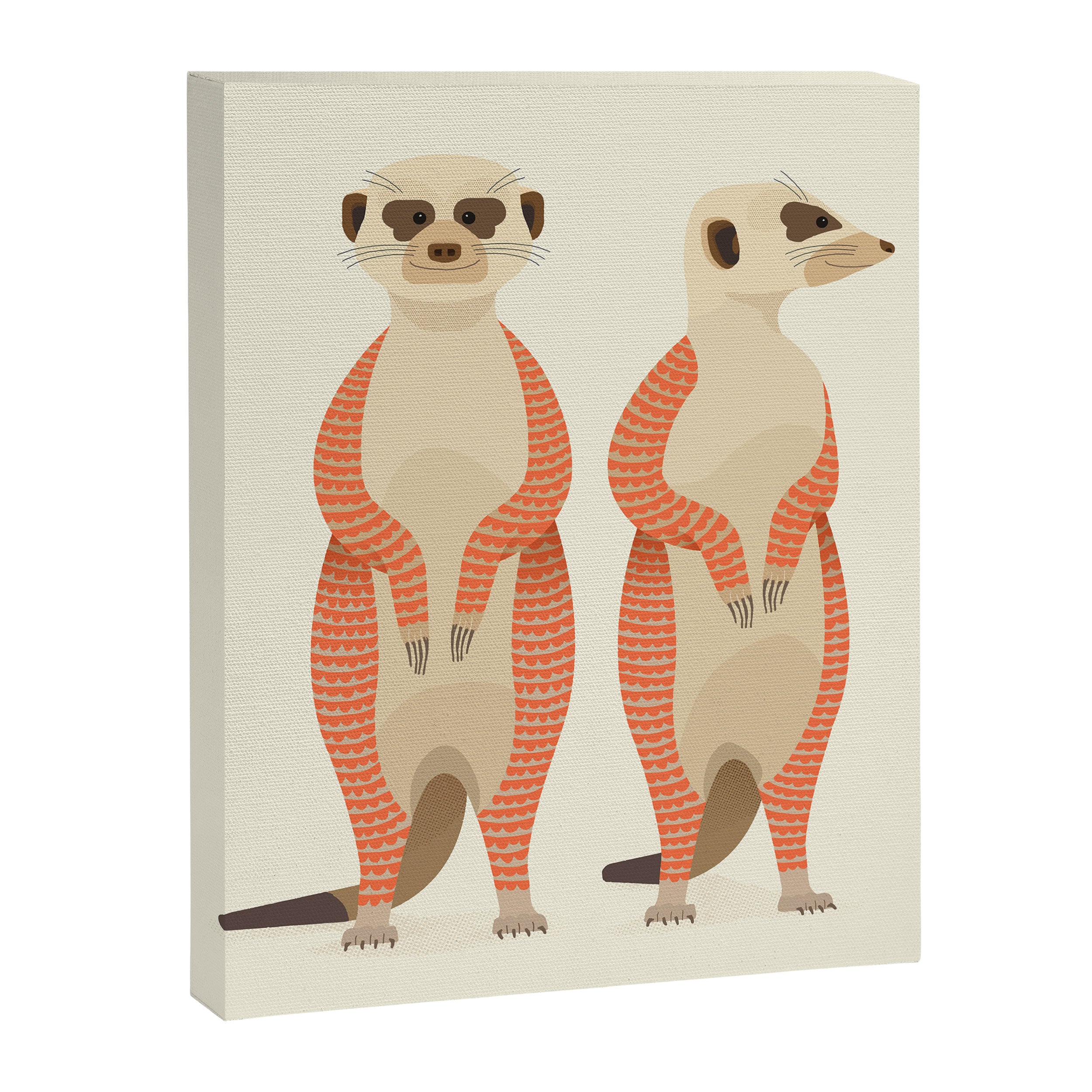 Whimsical Meerkats Canvas Print Gallery Image 8
