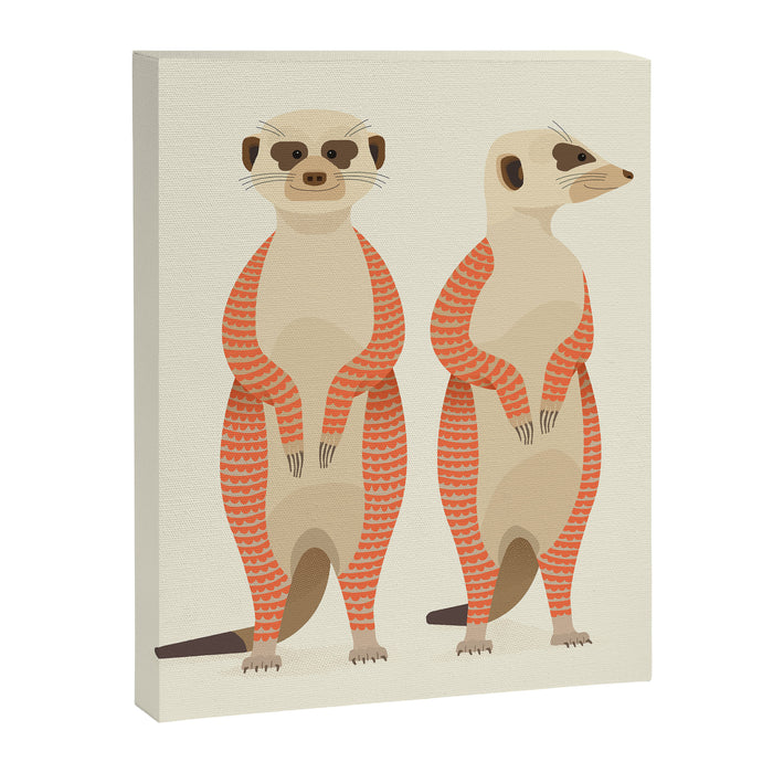 Whimsical Meerkats Canvas Print Gallery Image 1