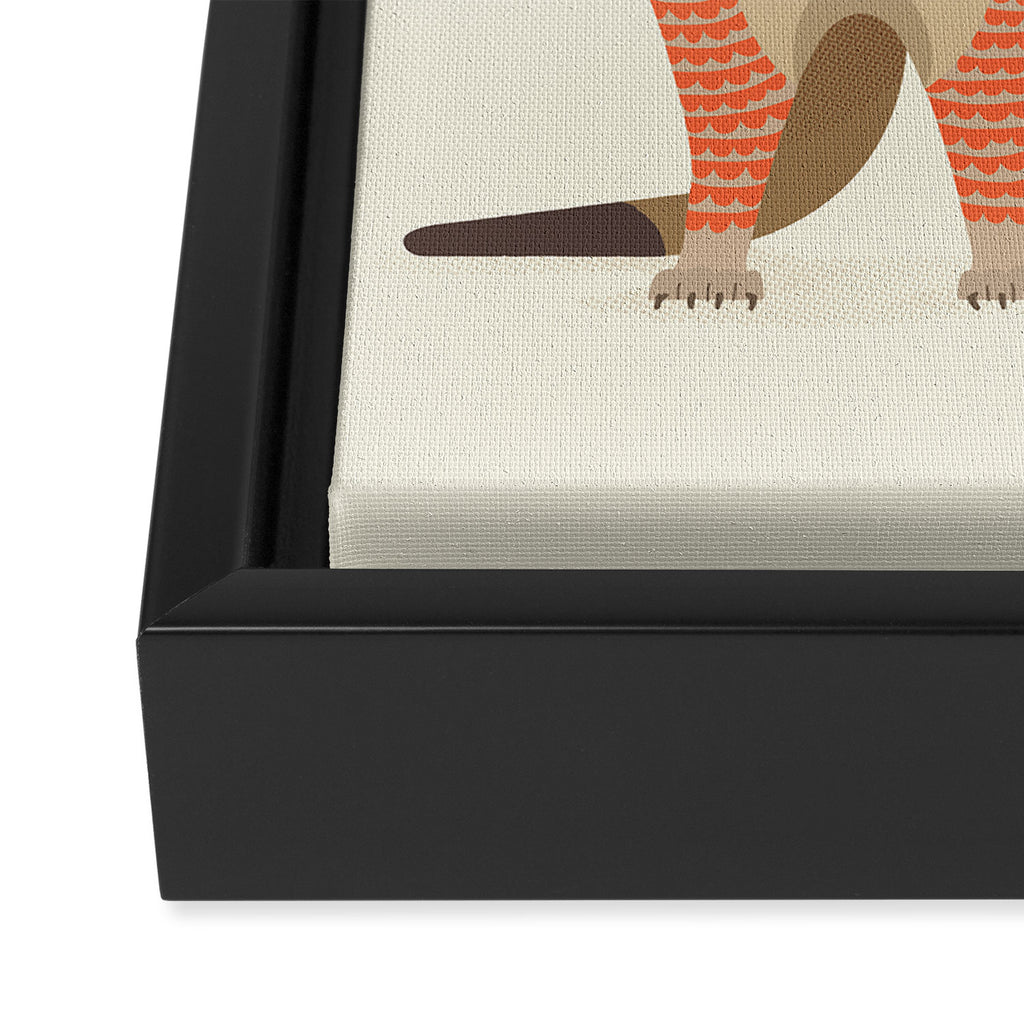 Whimsical Meerkats Framed Canvas Print Gallery Image 3