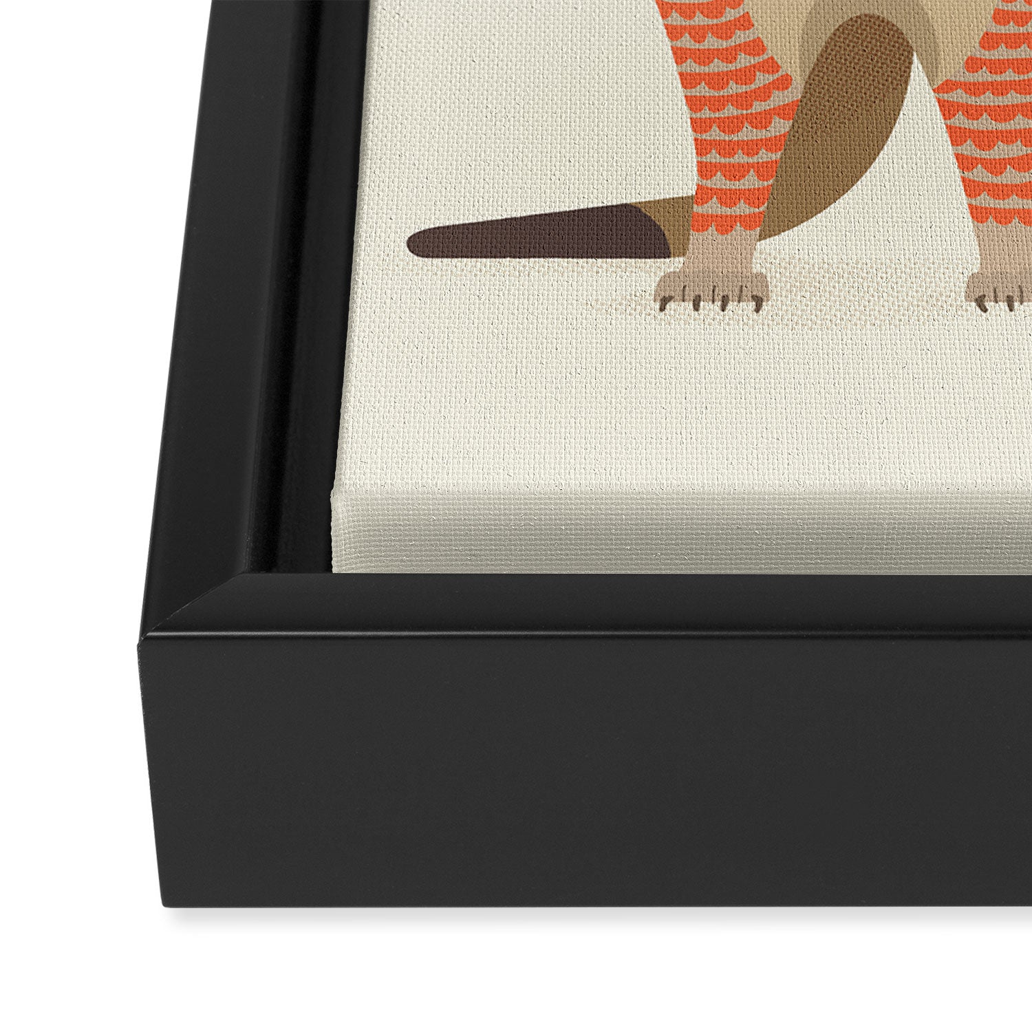 Whimsical Meerkats Framed Canvas Print Gallery Image 3