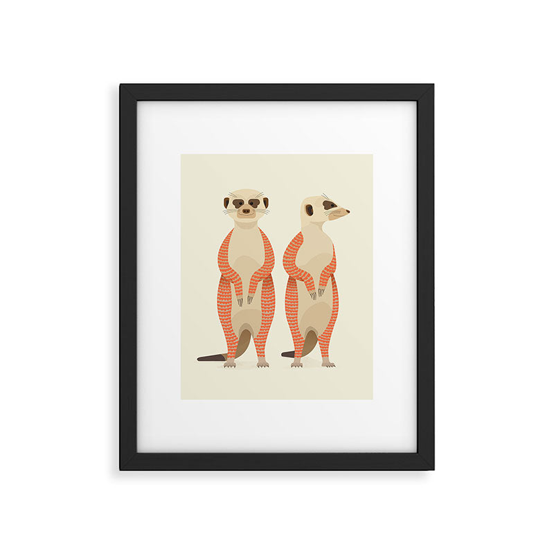 Whimsical Meerkats Framed Art Print Gallery Image 6