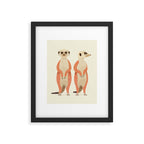 Whimsical Meerkats Framed Art Print Gallery Image 6