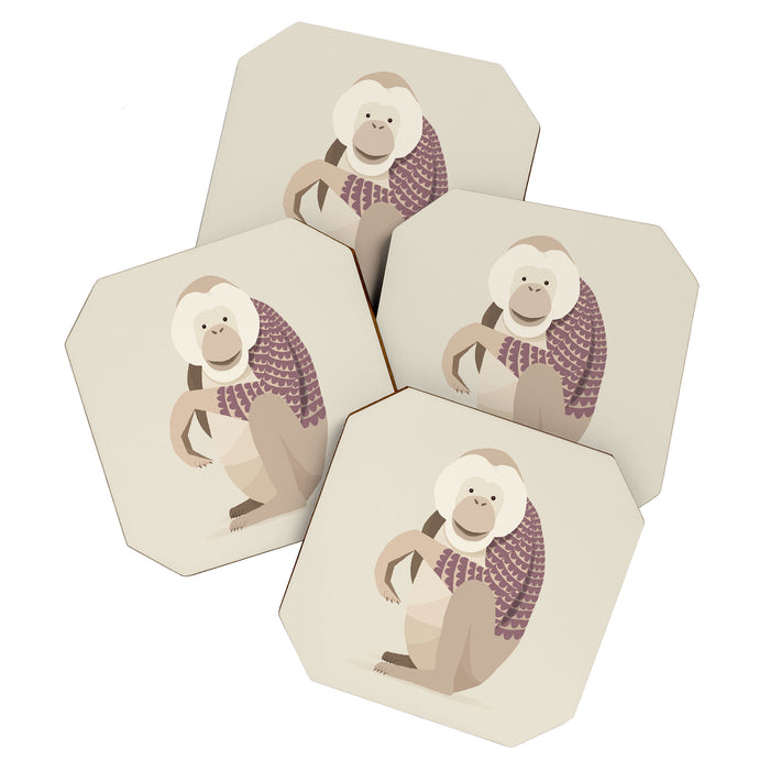 Whimsical Orangutan Coaster Gallery Image 1
