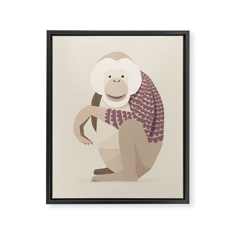 Whimsical Orangutan Framed Canvas Print Gallery Image 8