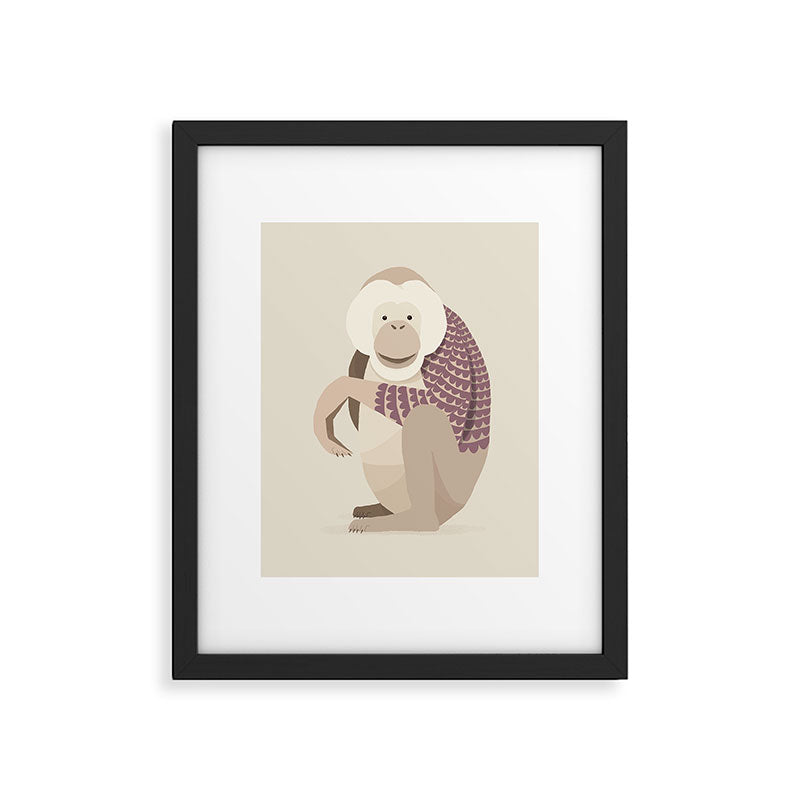 Whimsical Orangutan Framed Art Print Gallery Image 6