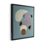 Whimsical Platypus Framed Canvas Print Gallery Image 2
