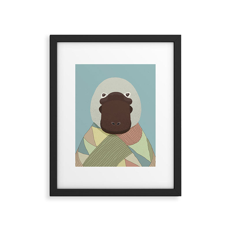 Whimsical Platypus II Framed Art Print Gallery Image 6