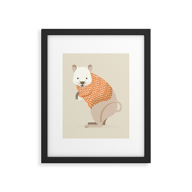 Whimsical Quokka Framed Art Print Gallery Image 6