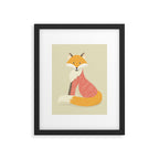 Whimsical Red Fox Framed Art Print Gallery Image 6