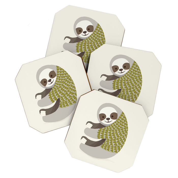 Whimsical Sloth Coaster Gallery Image 1