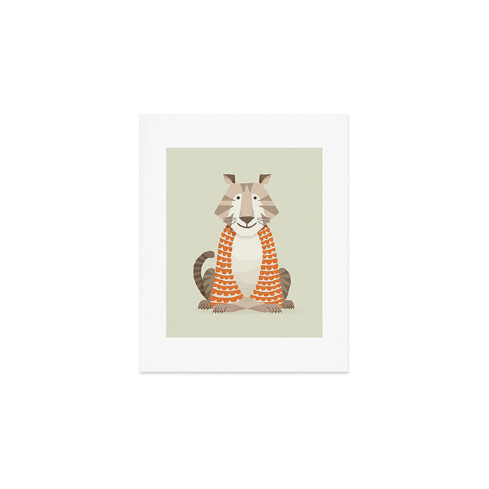 Whimsical Tiger Art Print Gallery Image 1