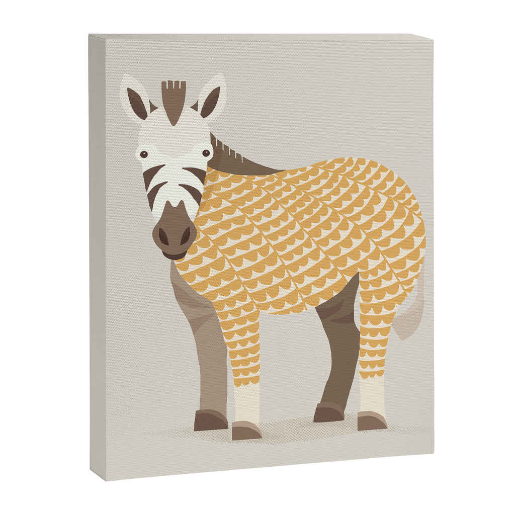 Whimsical Zebra Canvas Print Gallery Image 8