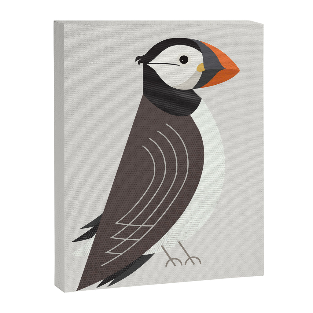 Whimsy Atlantic Puffin Canvas Print Gallery Image 8