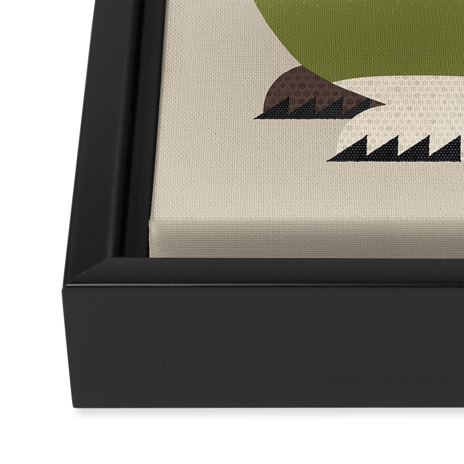 Whimsy Badger Framed Canvas Print Gallery Image 3