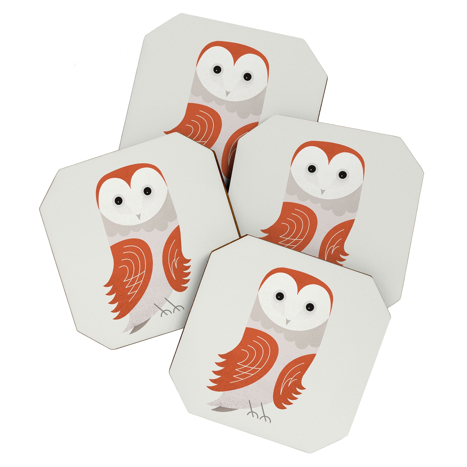 Whimsy Barn Owl Coaster Gallery Image 1