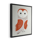 Whimsy Barn Owl Framed Canvas Print Gallery Image 2