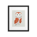 Whimsy Barn Owl Framed Art Print Gallery Image 6