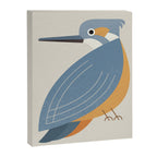 Whimsy Blue-eared Kingfisher Canvas Print Gallery Image 8