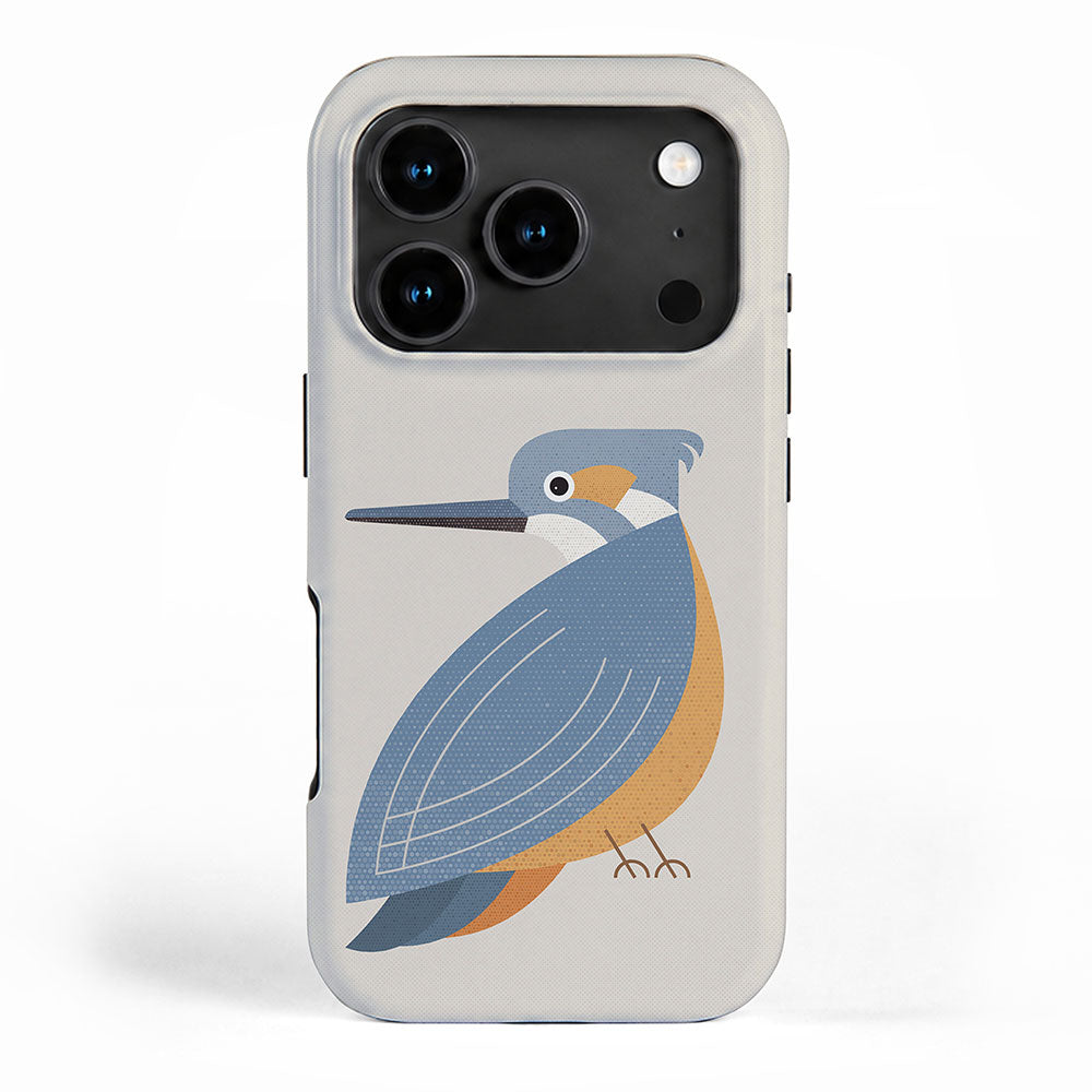 Whimsy Blue-eared Kingfisher iPhone Case Gallery Image 1