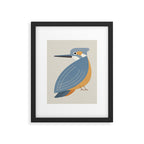 Whimsy Blue-eared Kingfisher Framed Art Print Gallery Image 6