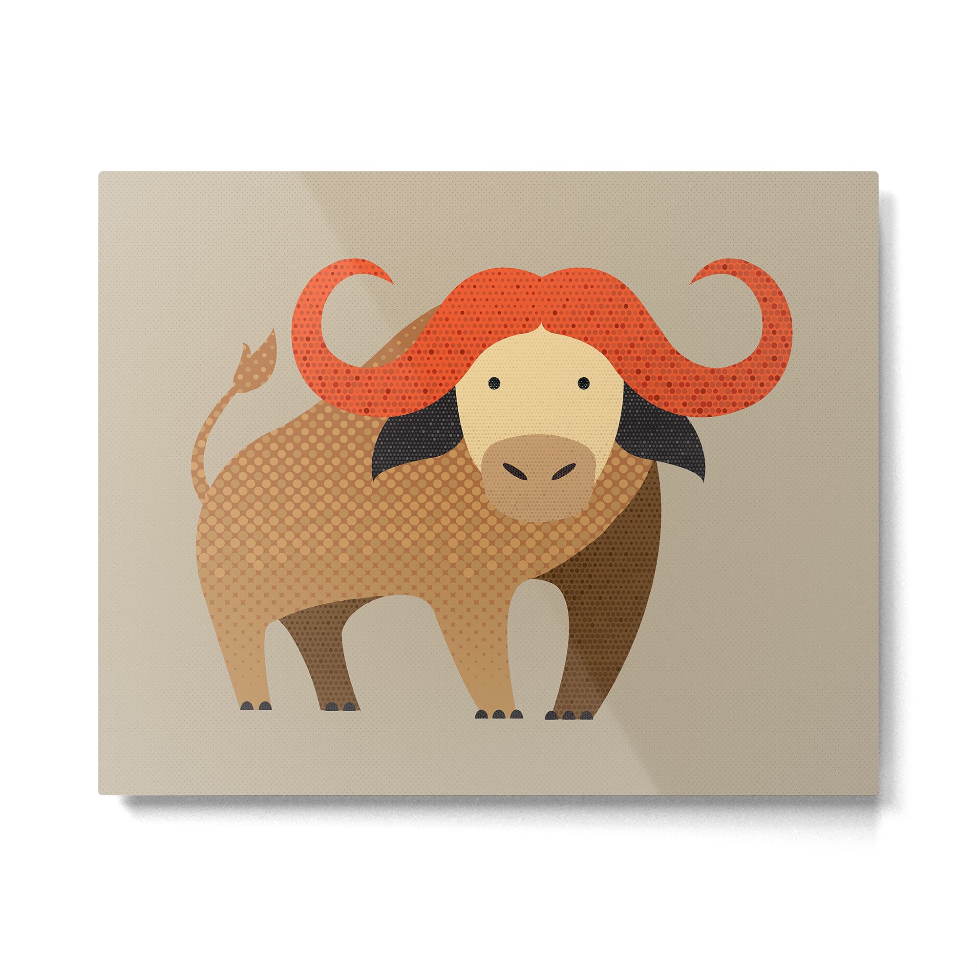Whimsy Cape Buffalo II Metal Print Gallery Image 6