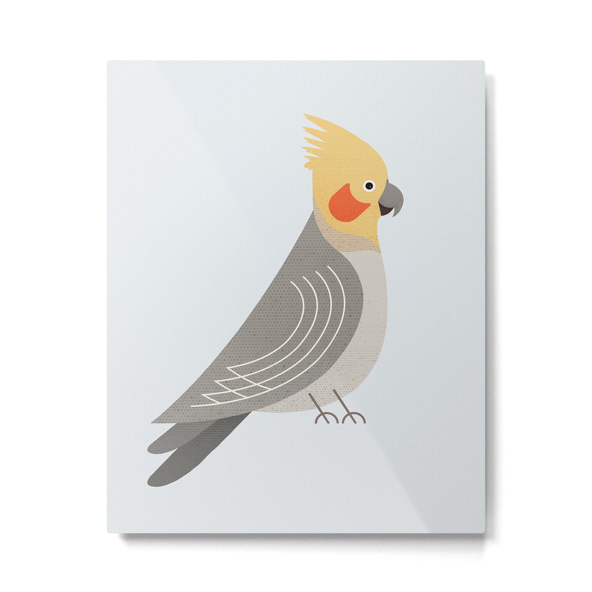 Whimsy Cockatiel Metal Print Gallery Image 6