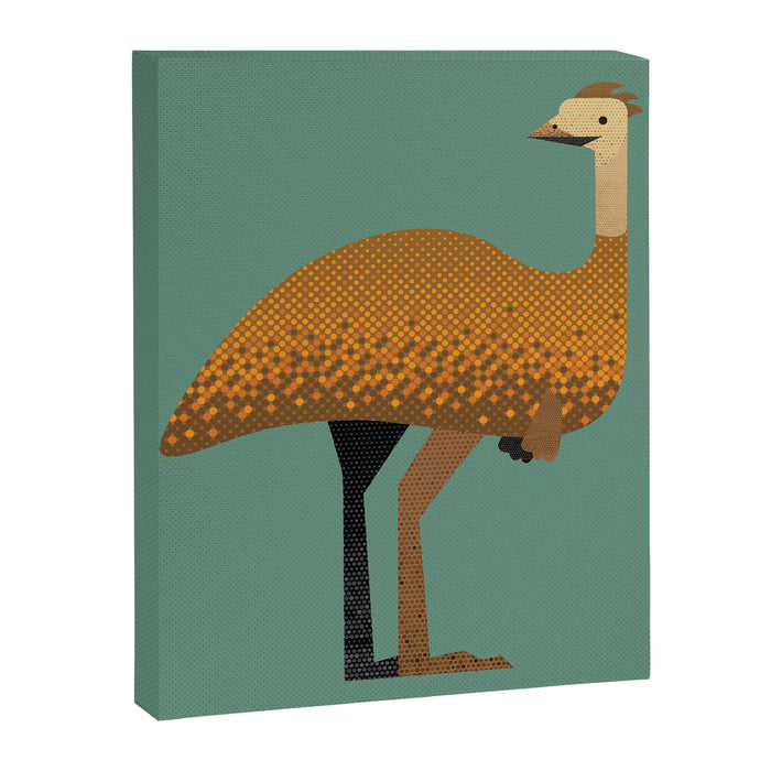 Whimsy Emu Canvas Print Gallery Image 1