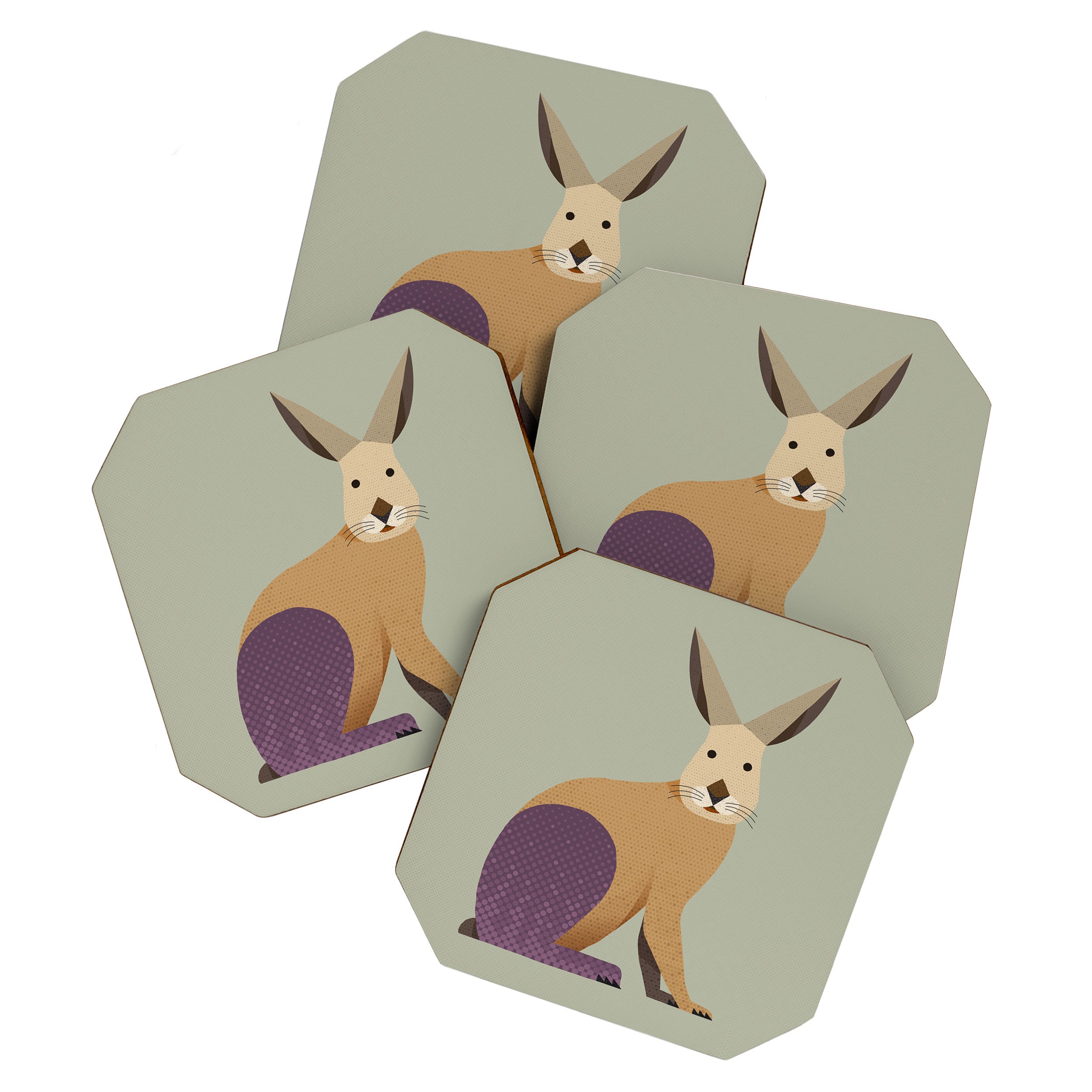 Whimsy European Hare Coaster Gallery Image 1