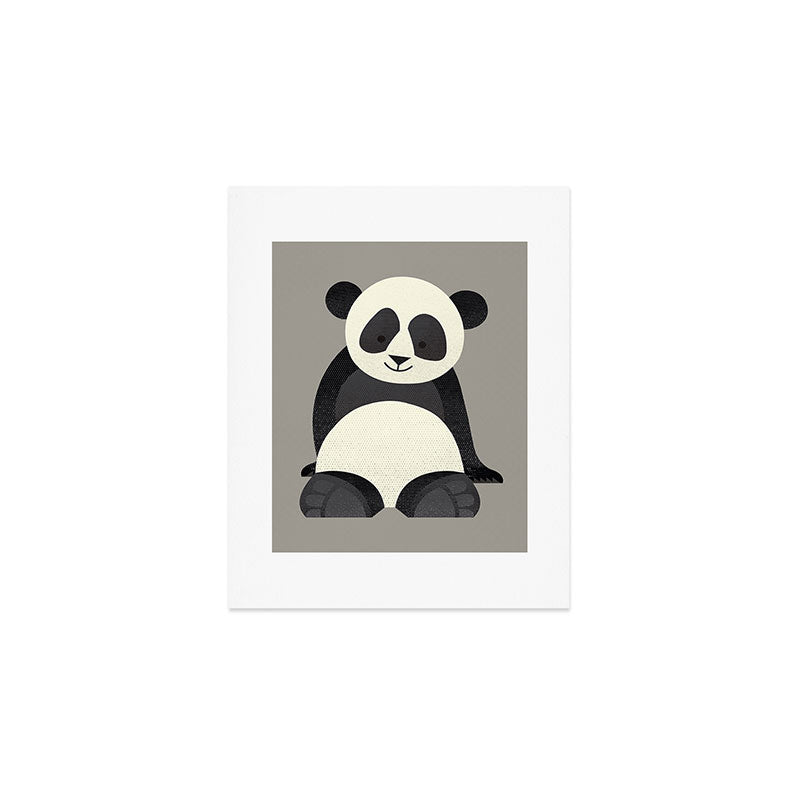 Whimsy Giant Panda Art Print Gallery Image 1