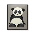 Whimsy Giant Panda Framed Canvas Print Gallery Image 8