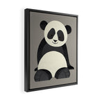 Whimsy Giant Panda Framed Canvas Print Gallery Image 2