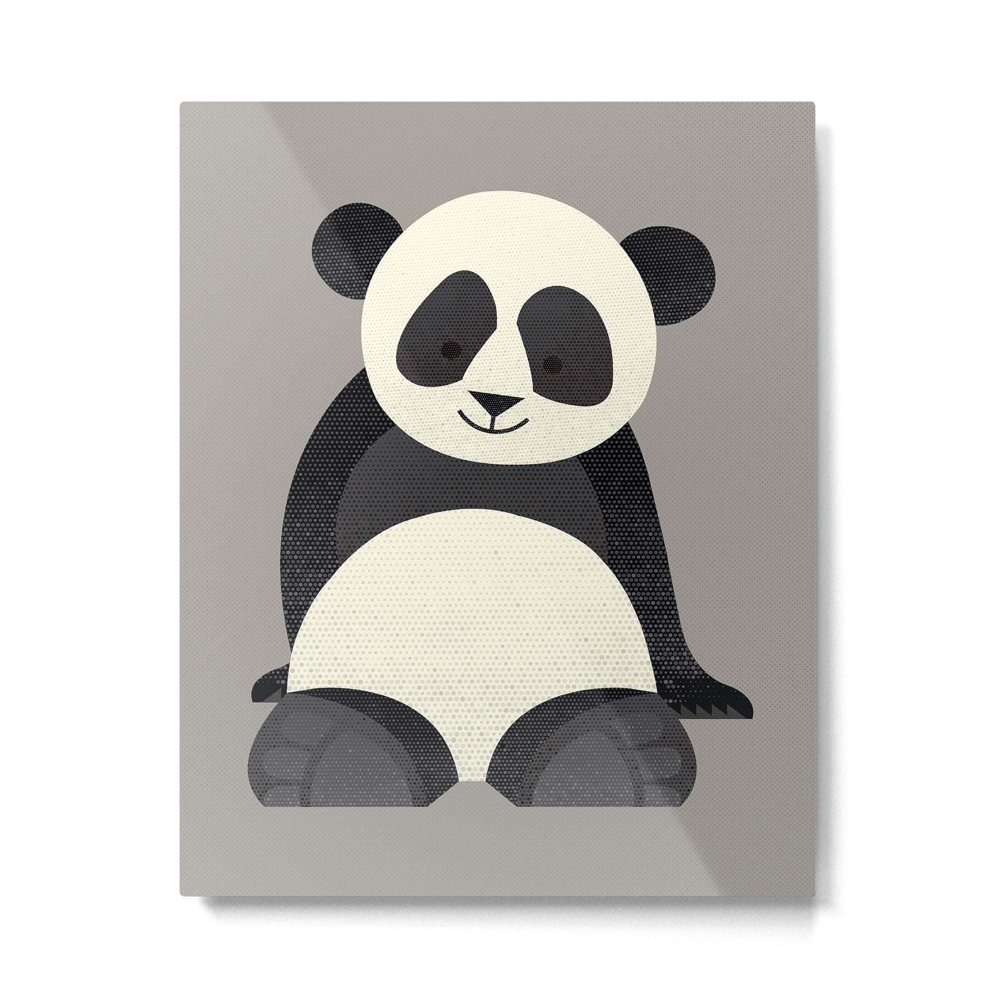 Whimsy Giant Panda Metal Print Gallery Image 6