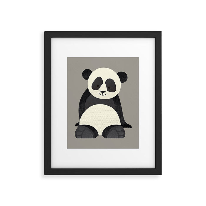 Whimsy Giant Panda Framed Art Print Gallery Image 1