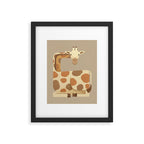 Whimsy Giraffe Framed Art Print Gallery Image 6