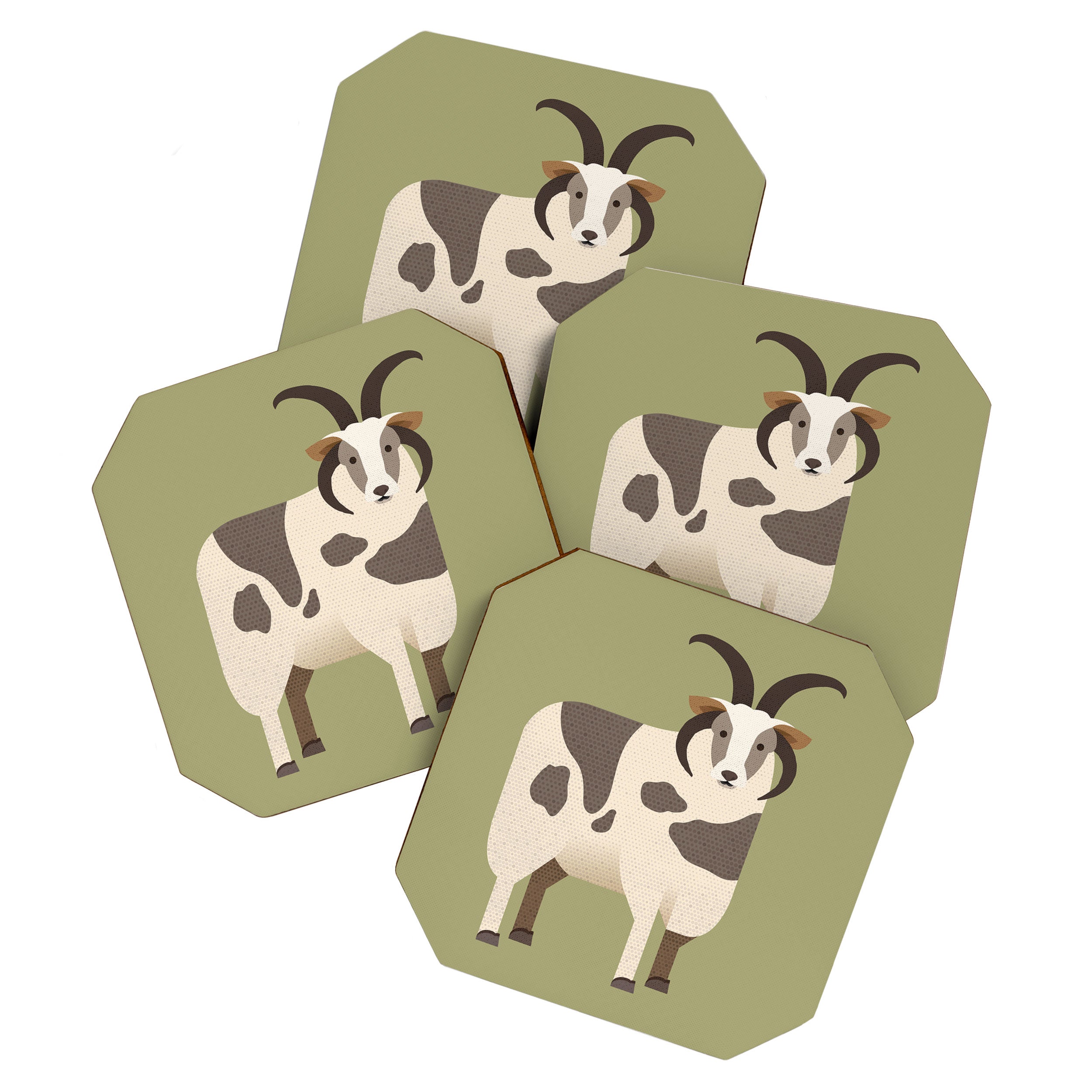 Whimsy Jacob Sheep Coaster Gallery Image 1