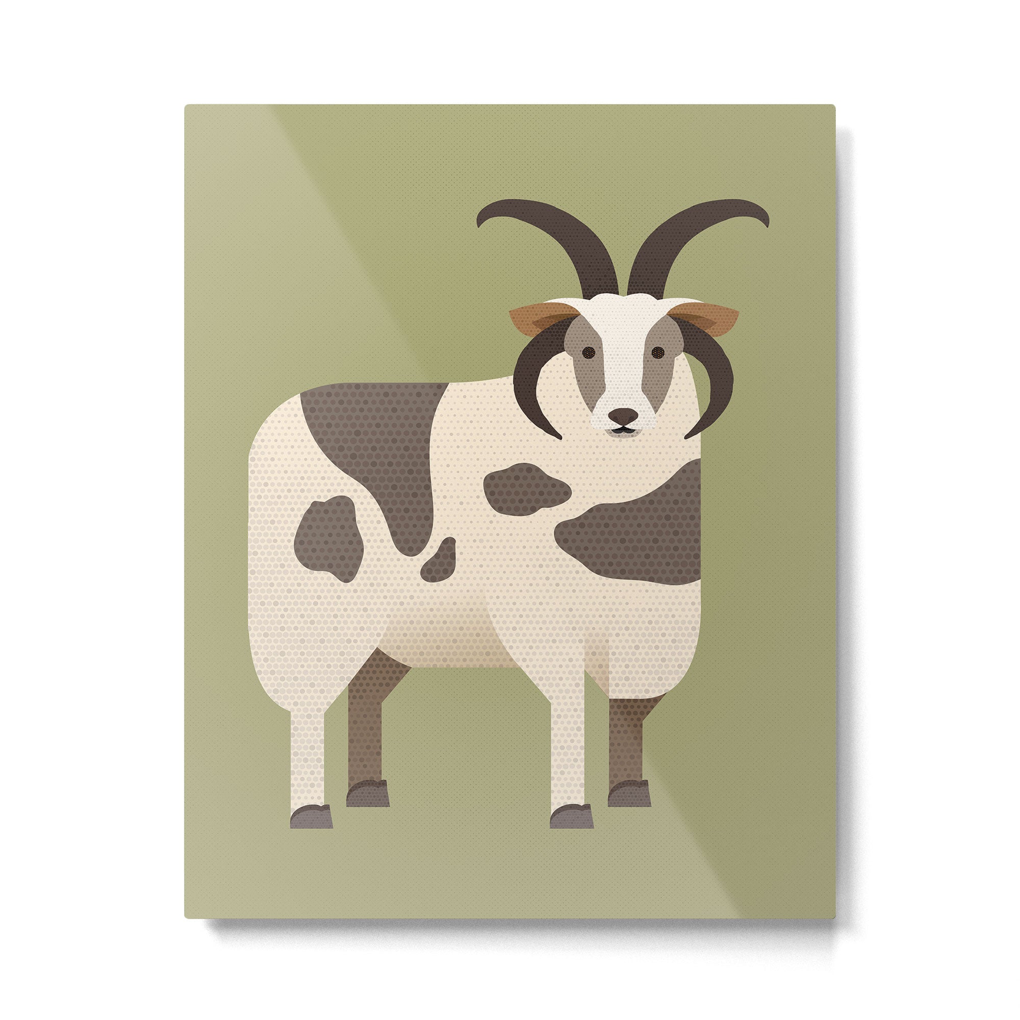 Whimsy Jacob Sheep Metal Print Gallery Image 6
