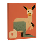 Whimsy Kangaroo Canvas Print Gallery Image 8