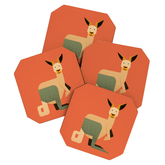 Whimsy Kangaroo Coaster Gallery Image 1