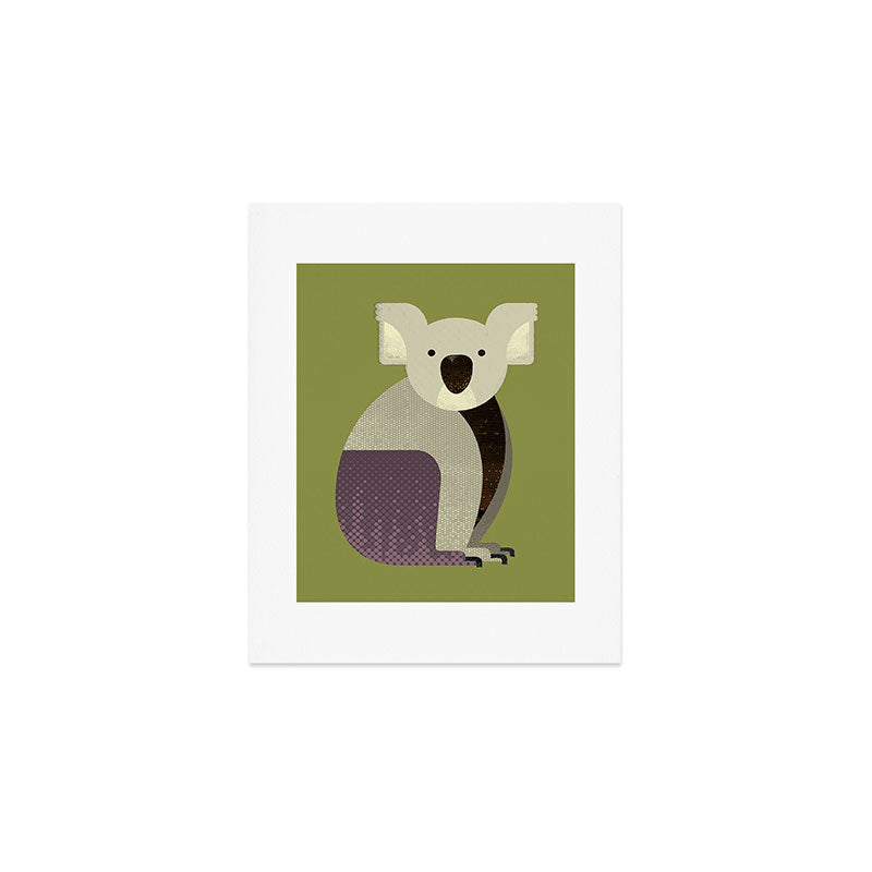 Whimsy Koala Art Print Gallery Image 1