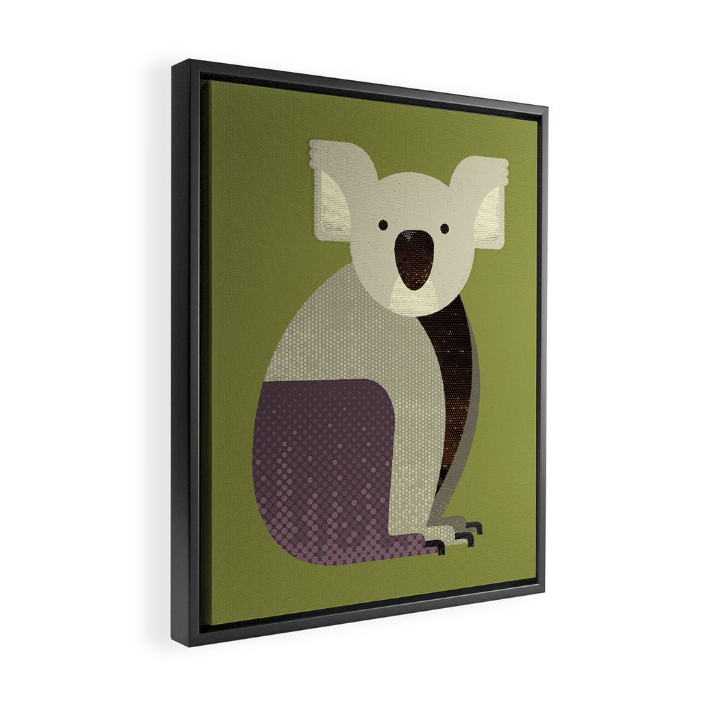 Whimsy Koala Framed Canvas Print Gallery Image 2