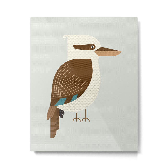 Whimsy Laughing Kookaburra Metal Print Gallery Image 1