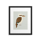 Whimsy Laughing Kookaburra Framed Art Print Gallery Image 6
