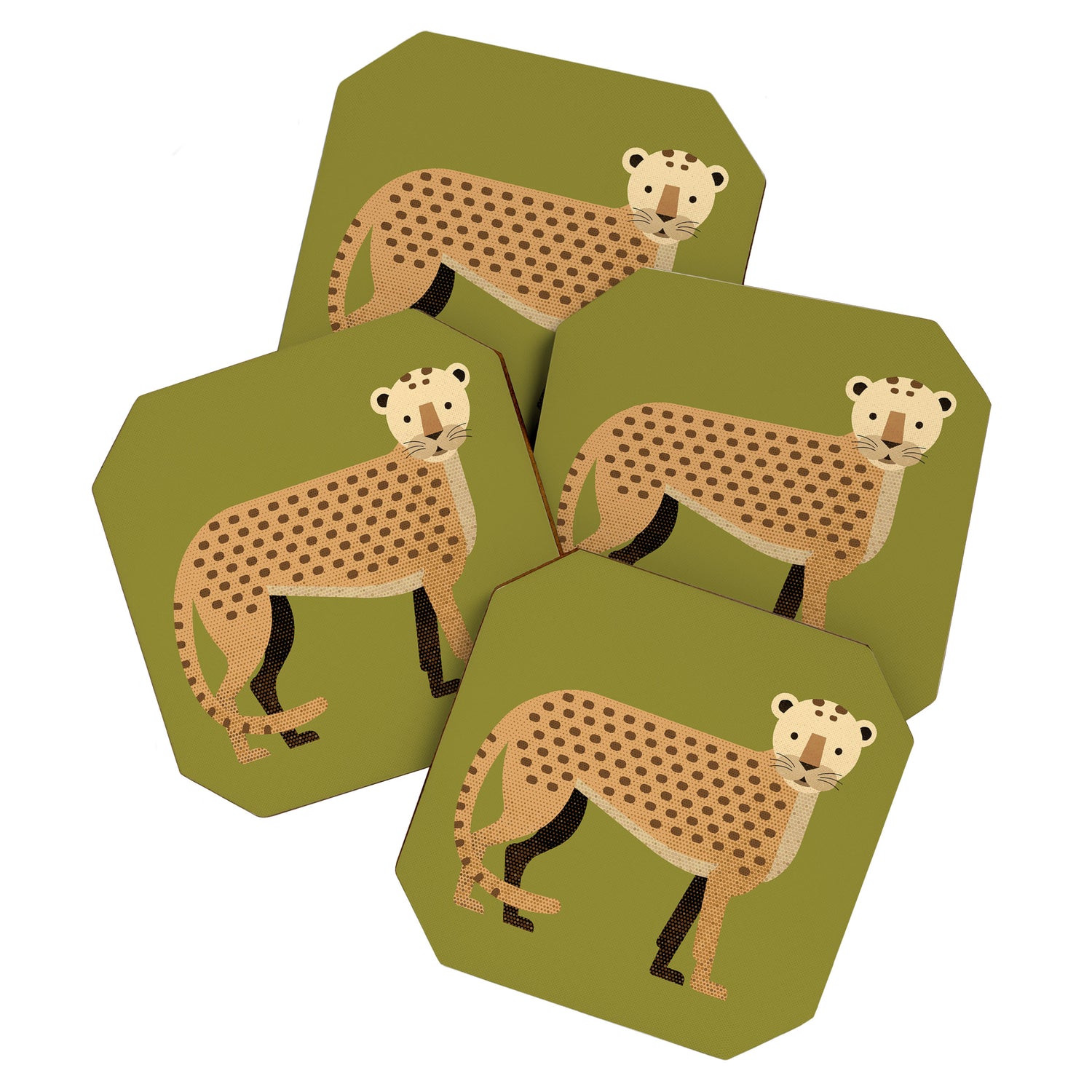 Whimsy Leopard Coaster Gallery Image 1