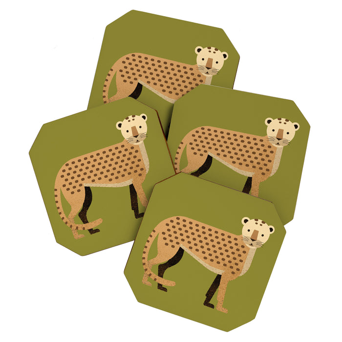 Whimsy Leopard Coaster Gallery Image 1