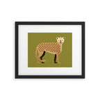 Whimsy Leopard Framed Art Print Gallery Image 6