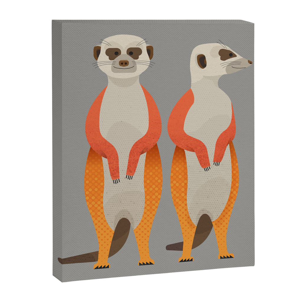 Whimsy Meerkats Canvas Print Gallery Image 8