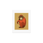 Whimsy Orangutan Art Print Gallery Image 1
