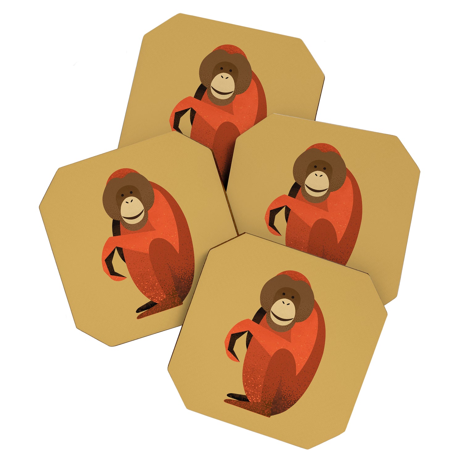 Whimsy Orangutan Coaster Gallery Image 1