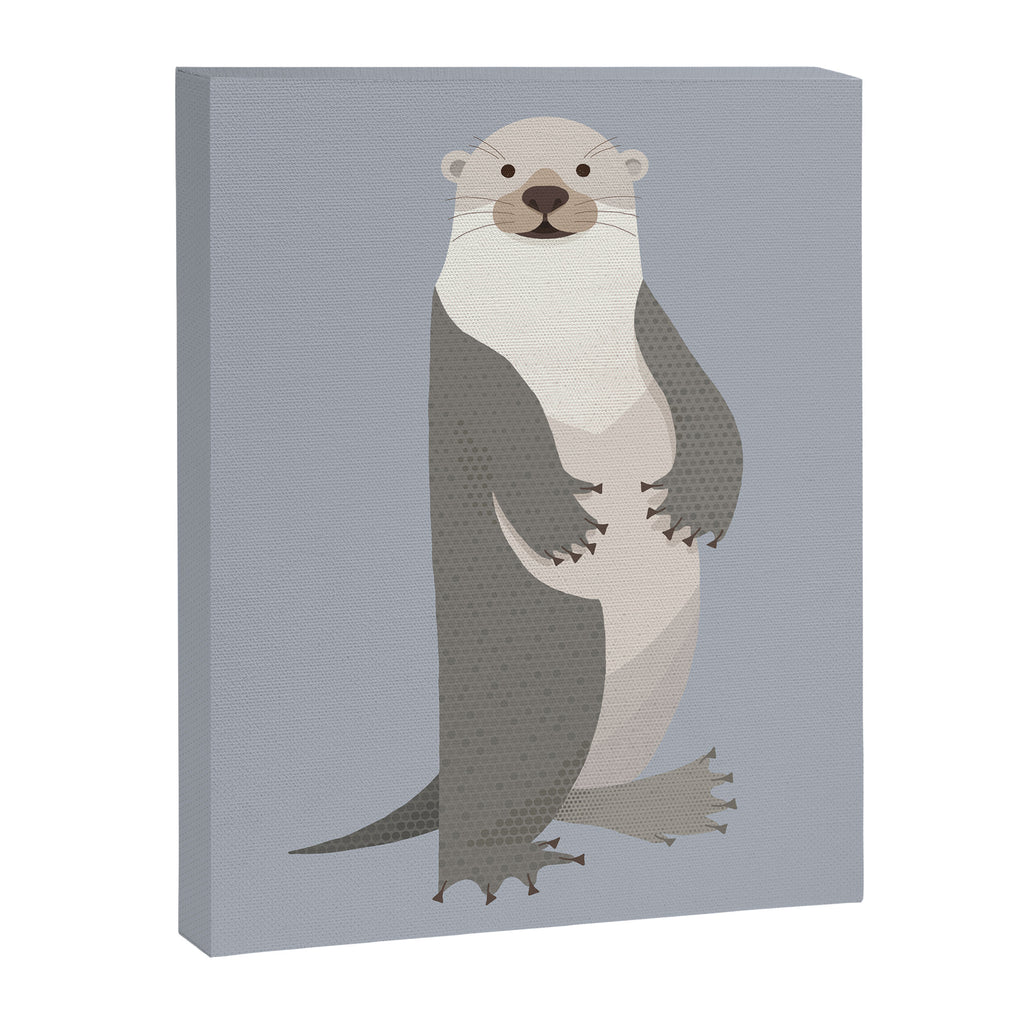Whimsy Otter Canvas Print Gallery Image 8